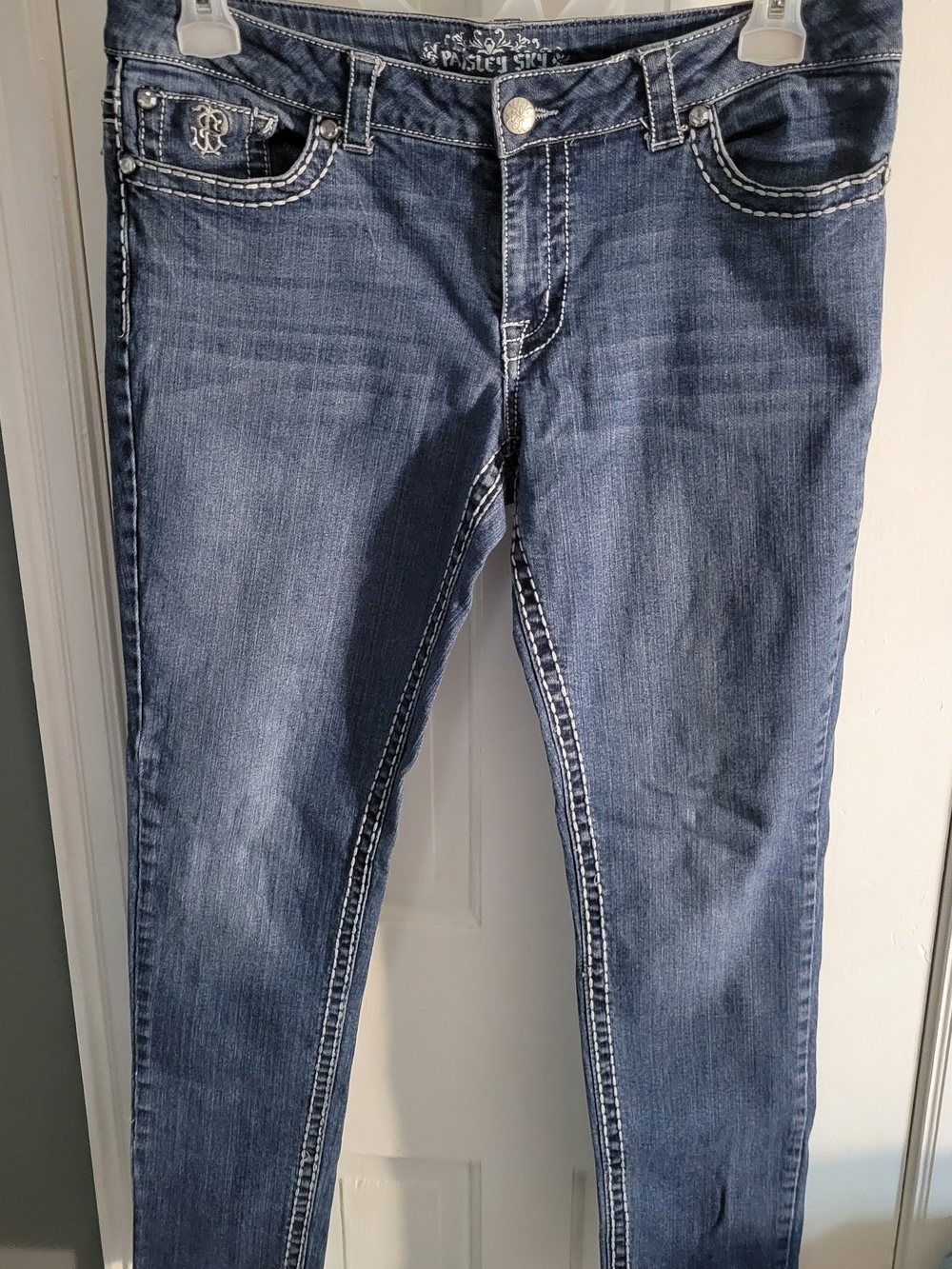 Paisley Sky Women's Blue Skinny Jeans